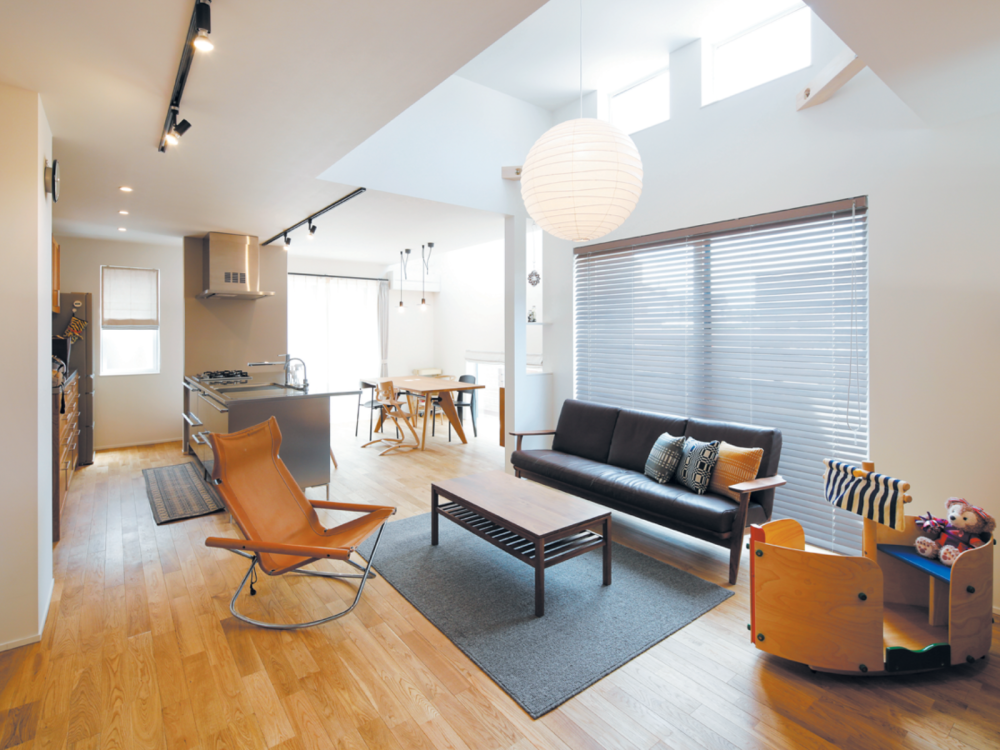 天然木から ぬくもりが伝わる家