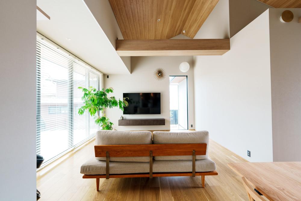 木のぬくもりに包まれた平屋